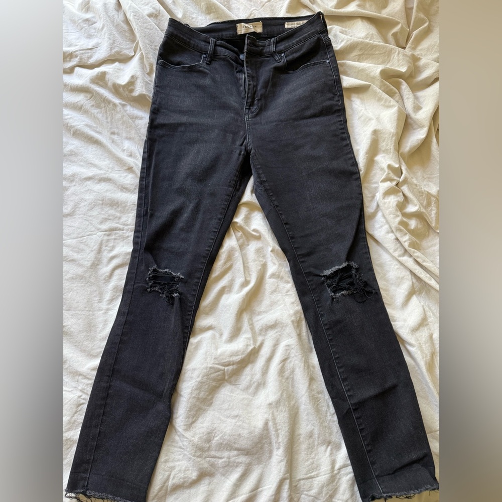 Black Distressed PacSun Jeans